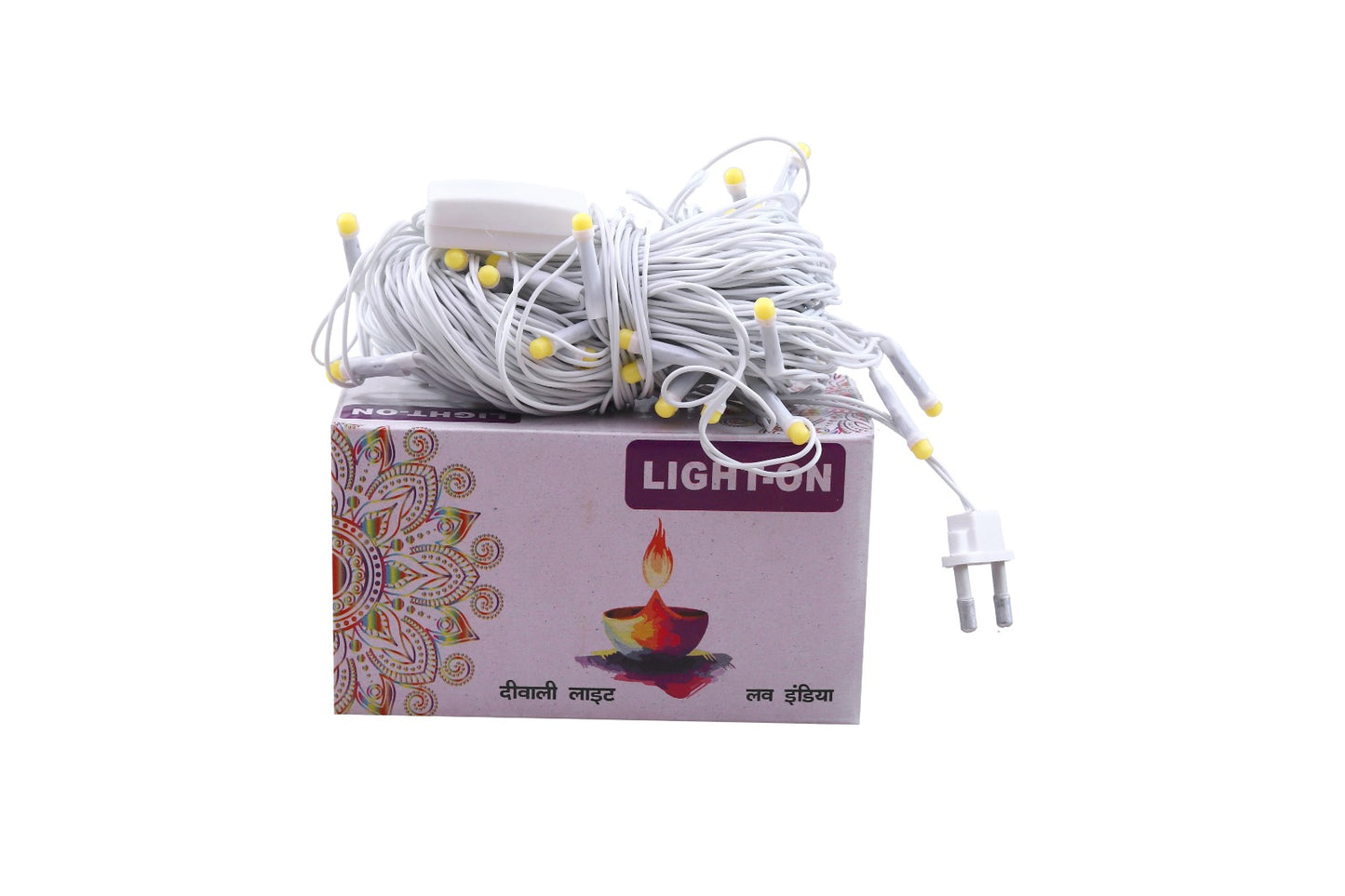 35 Feet Long LED Power Pixel Serial String Light, 360 Degree Light in Bulb | Copper Led Pixel String Light for Home Decoration Diwali (Warm White) Pack of 1/5/10