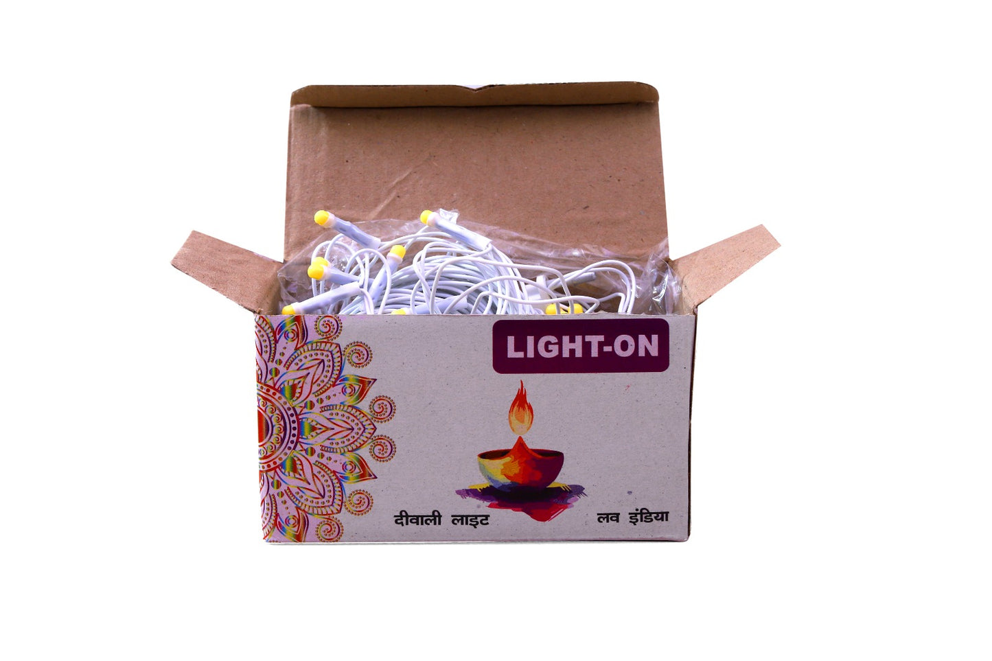 35 Feet Long LED Power Pixel Serial String Light, 360 Degree Light in Bulb | Copper Led Pixel String Light for Home Decoration Diwali (Warm White) Pack of 1/5/10