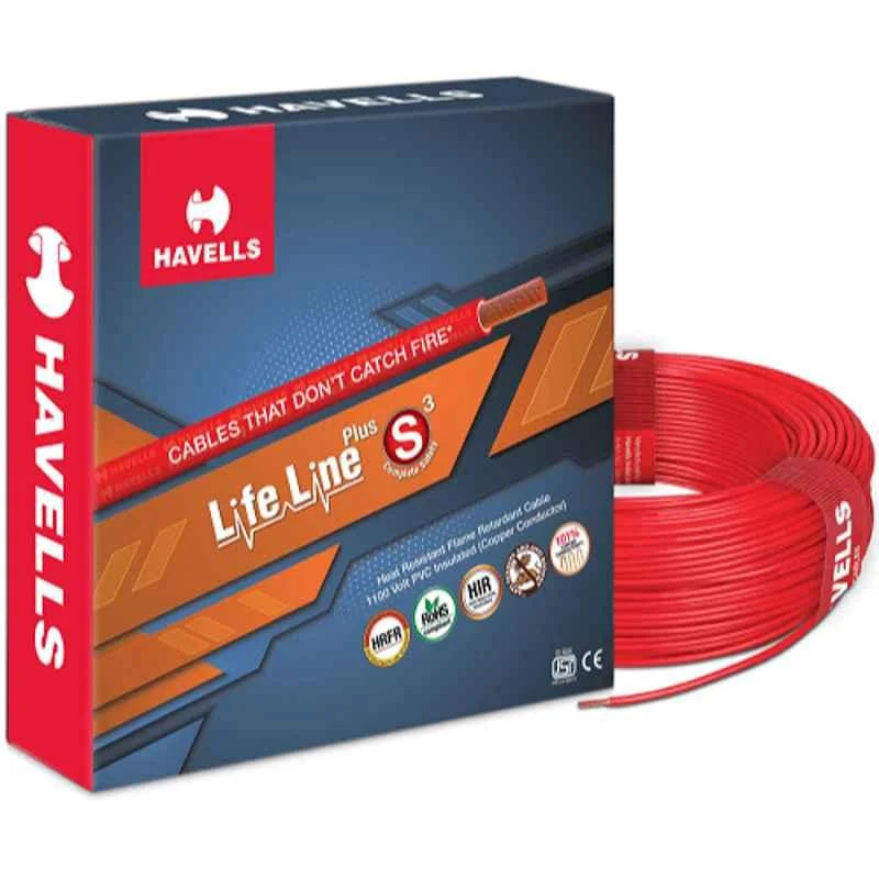 Havells 1.0 Sqmm 90meter Single Core FR PVC Insulated wire