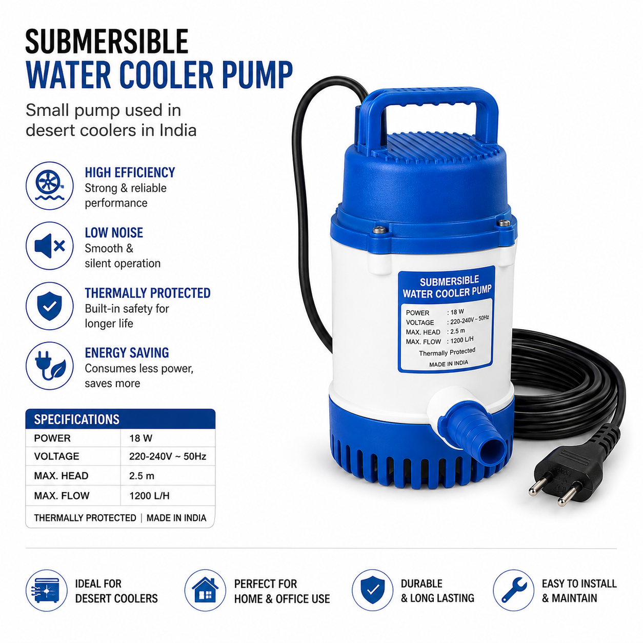 Water Cooler Submersible Pump