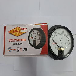 PSG Volt Meter Gauge 0-500V - Round Shape - Analog