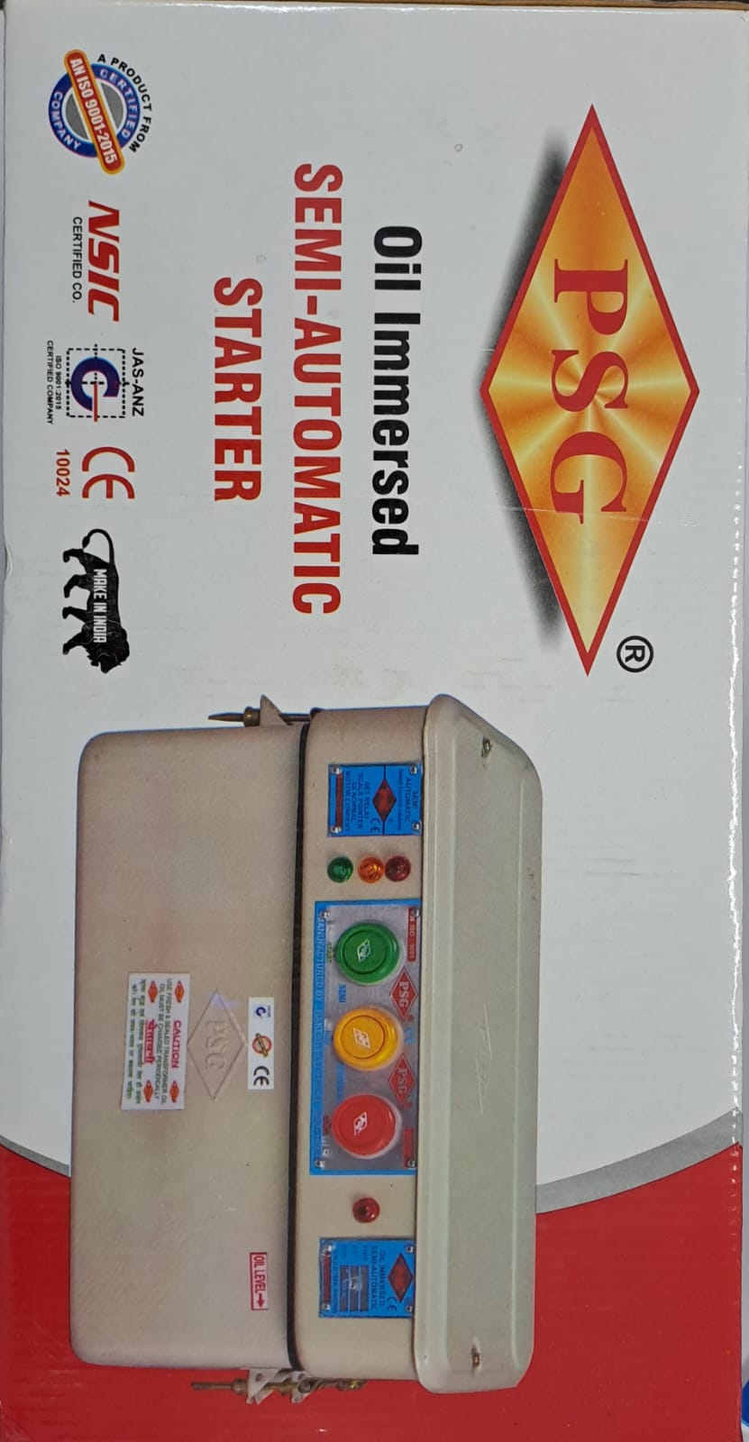 Three Phase Semi Automatic Star Delta Oil Immersed Motor Starter