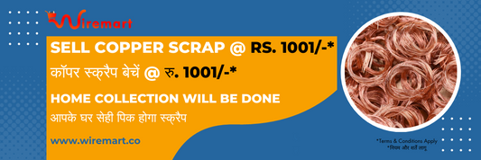 Turn Your Copper Scrap into Cash: Get ₹1001* per kg with Home Pickup!