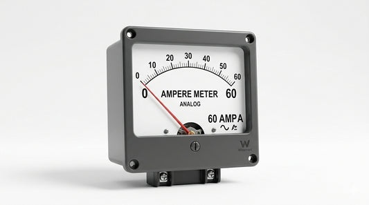 Ampere Meter Gauge 0-60Amp - Square Shape - Analog