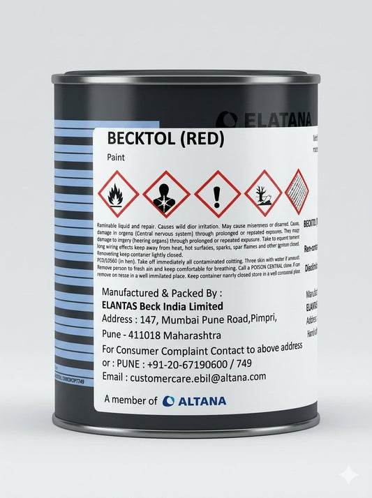 ELANTAS Becktol (Red) Air Drying Insulating Varnish & Paint – 1 KG Tin