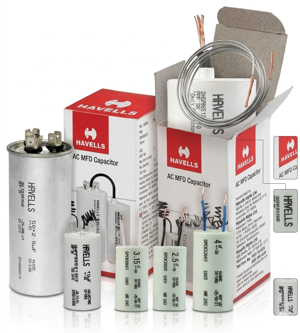 HAVELLS CAPACITOR / CONDENSER - हैवेल्स कैपेसिटर/कंडेंसर