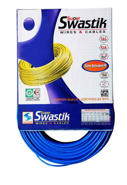 Super Swastik PVC Flexible Copper Wire FR Insulated Multi Strand