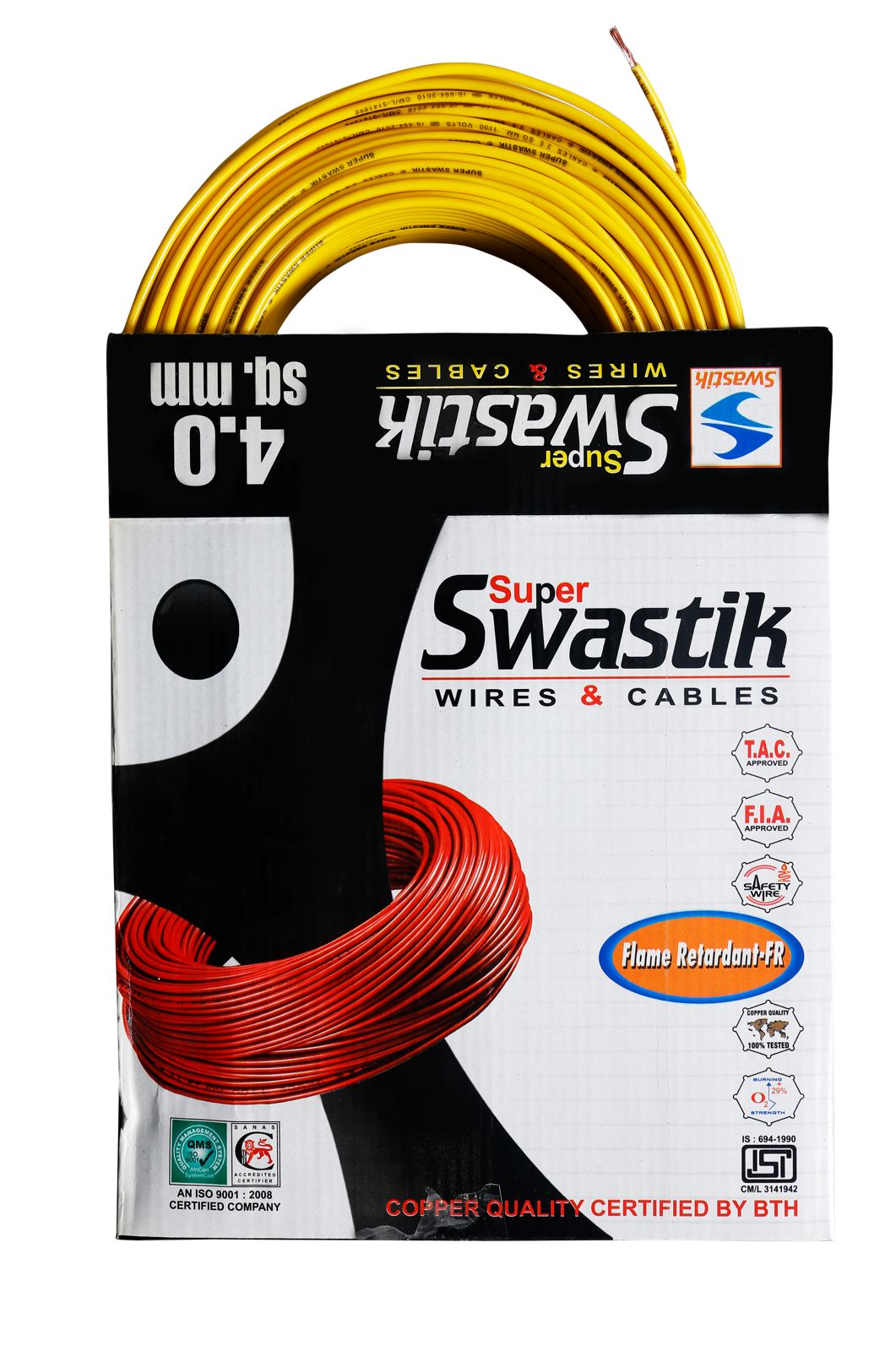 Super Swastik PVC Flexible Copper Wire FR Insulated Multi Strand