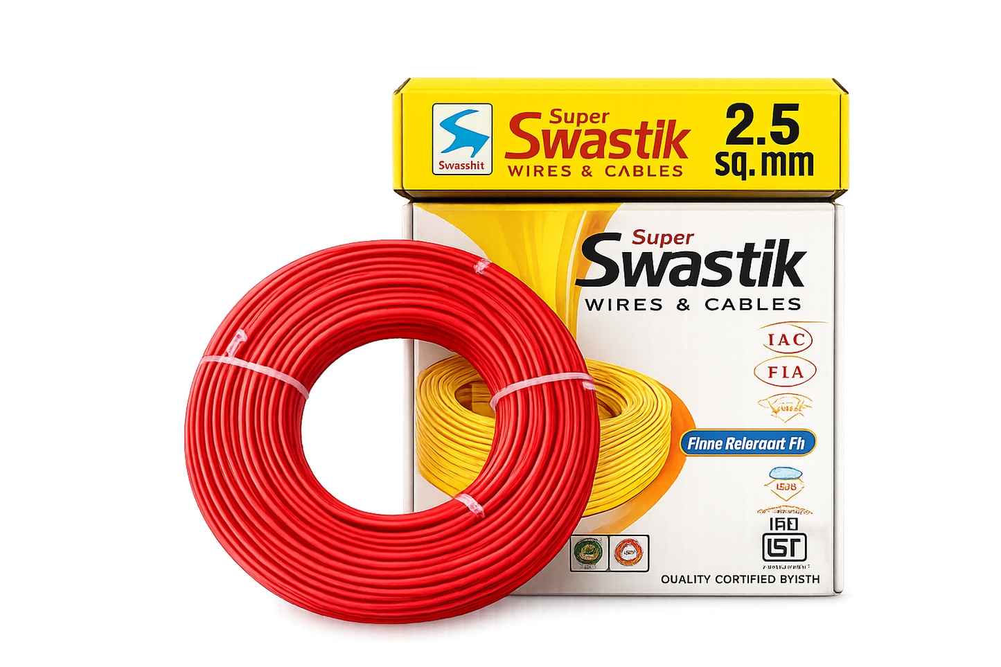 Super Swastik PVC Flexible Copper Wire FR Insulated Multi Strand