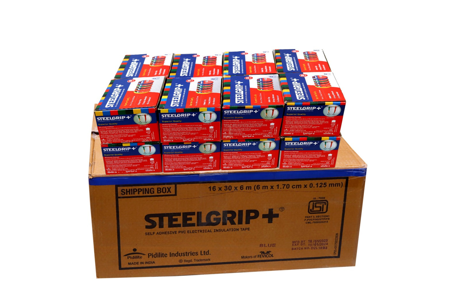 SteelGrip Self Adhesive PVC Electrical Insulation Tape - Pidilite