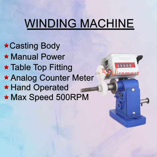 वाइंडिंग मशीन (मैनुअल) - मोटर वाइंडिंग मशीन