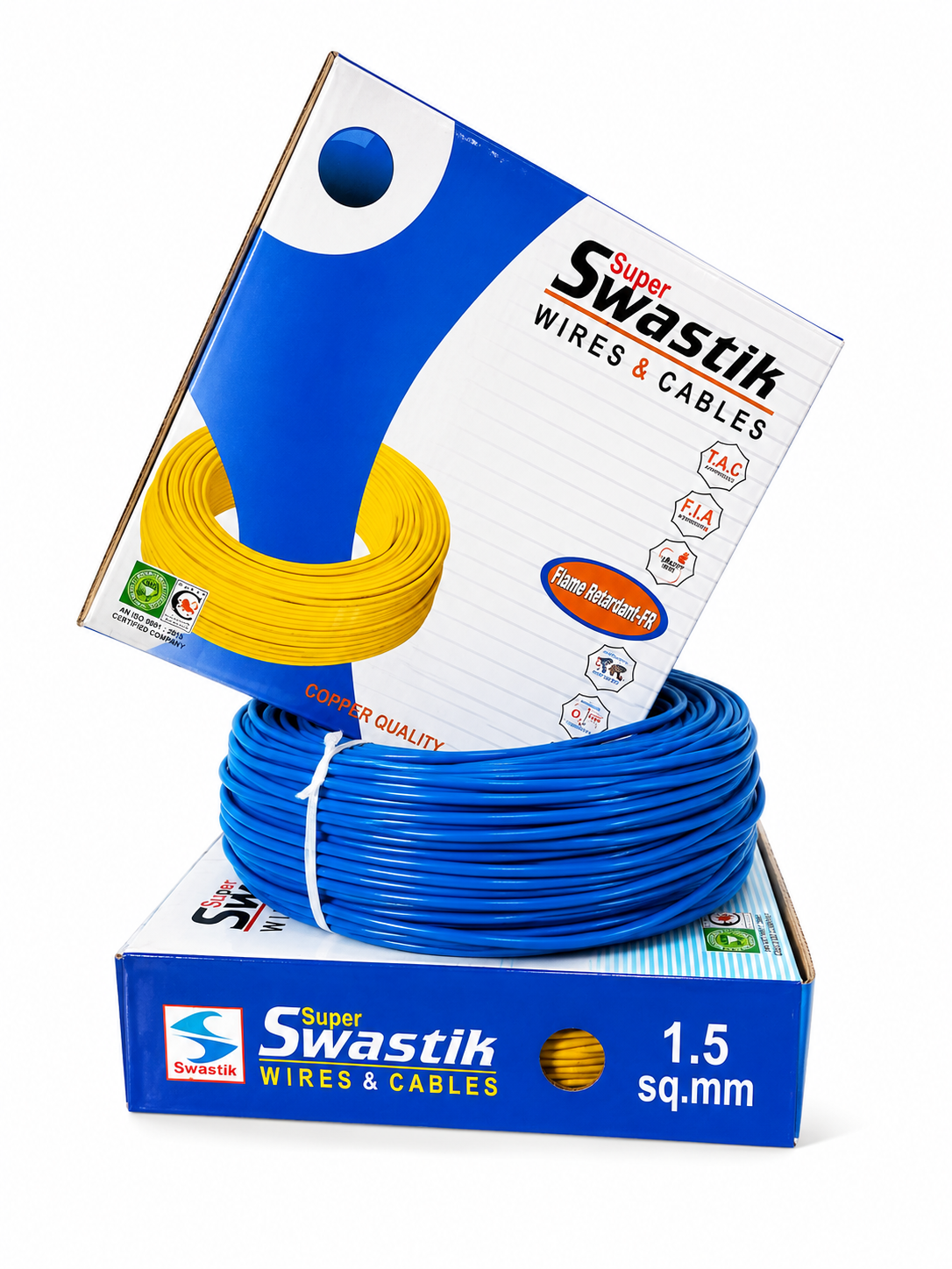 Super Swastik PVC Flexible Copper Wire FR Insulated Multi Strand