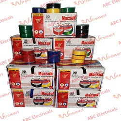 Macsun PVC Electrical Insulation Tape (Price Per Box) - Wiremart.