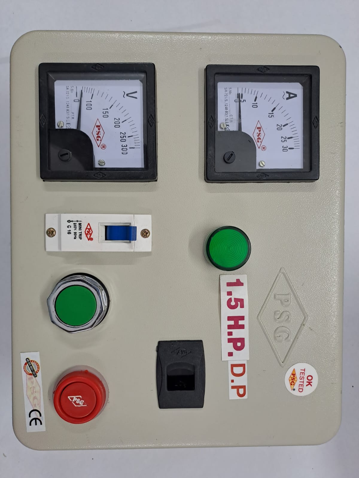 Pump Control Panel Labels Submersible Pump Control Panel Single Phase with Contractor DP